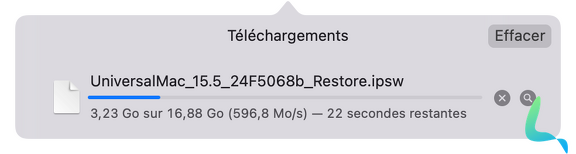 Téléchargement macOS 15.5 b4 avec Safari fibre 8Gb:s symétrique Free