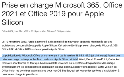 Microsoft Office Apple Silicon