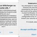 Certificat iPadOS VLC lecture MKV depuis le NAS