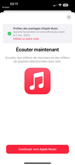 Apple Music deux mois offert septembre 2023