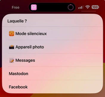 Raccourcis bouton Action iPhone 15 Pro Max
