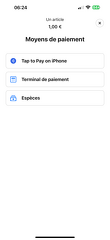 Tap to Pay via SumUp iPhone 15 Pro Max