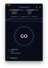 Mauvais upload FTTH Bouygues Pro