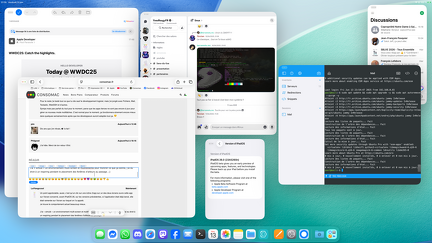 iPadOS mode productif écran externe 32 pouces