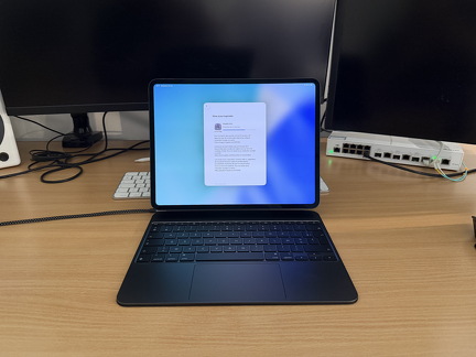 iPad Pro M5 13 pouces onboarding mise à jour iPadOS 26.5
