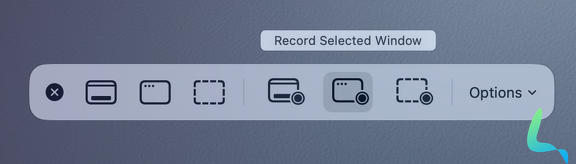 Enregistrement de fenêtre en vidéo macOS 27 b1