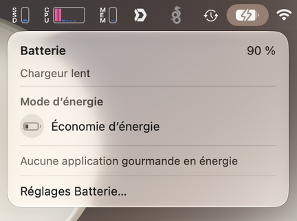 macOS 27 chargeur lent
