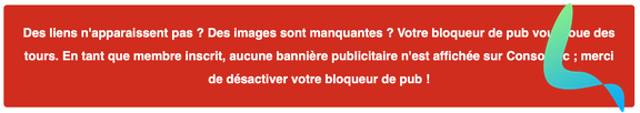 Pubs Consomac bannière membres