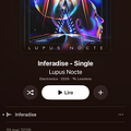 Inferadise sur Apple Music iOS