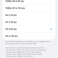 Poids vidéos iPhone 17 Pro Max