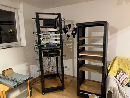 Ancienne baie de brassage vs nouveau rack 42U
